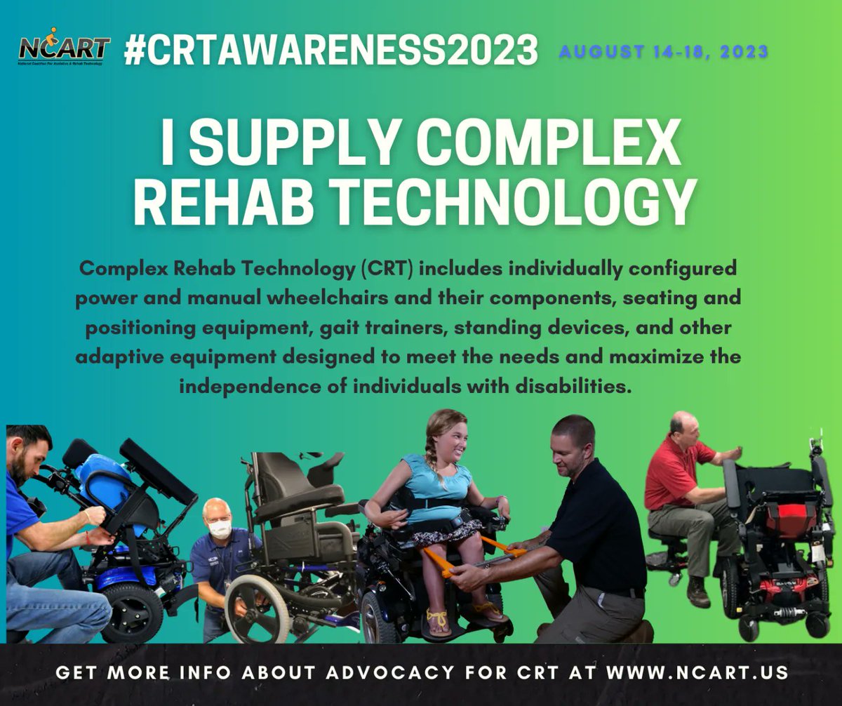 access2crt's tweet photo. Day 4 of #CRTAwareness2023 is all about recognizing CRT providers for everything they do. These dedicated teams supply the infrastructure and expertise while working with key CRT stakeholders to deliver individually configured solutions that maximize independence. https://t.co/QVsK9NV7nW