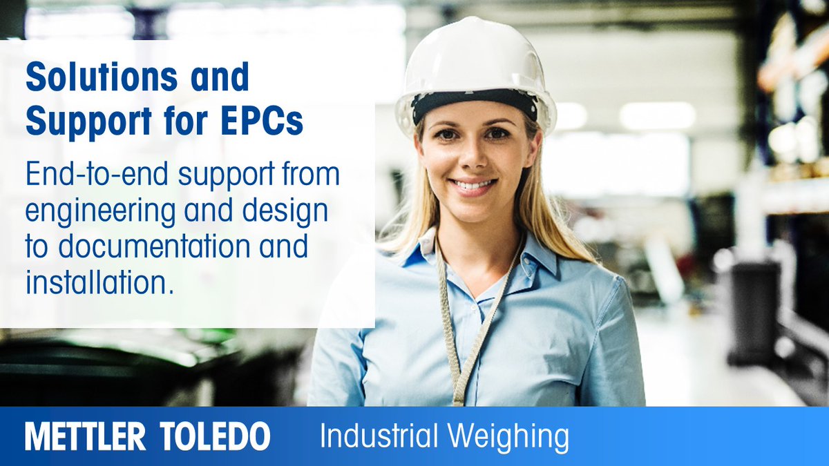 mettlertoledo's tweet image. Engineering, procurement, and construction firms face challenges managing complex projects, regulatory compliance, and mitigating cost and schedule risks. Stay competitive in the ever-changing landscape with our expertise. #MTIND #EPCFirms #SimplifyYourJob okt.to/esp5lA