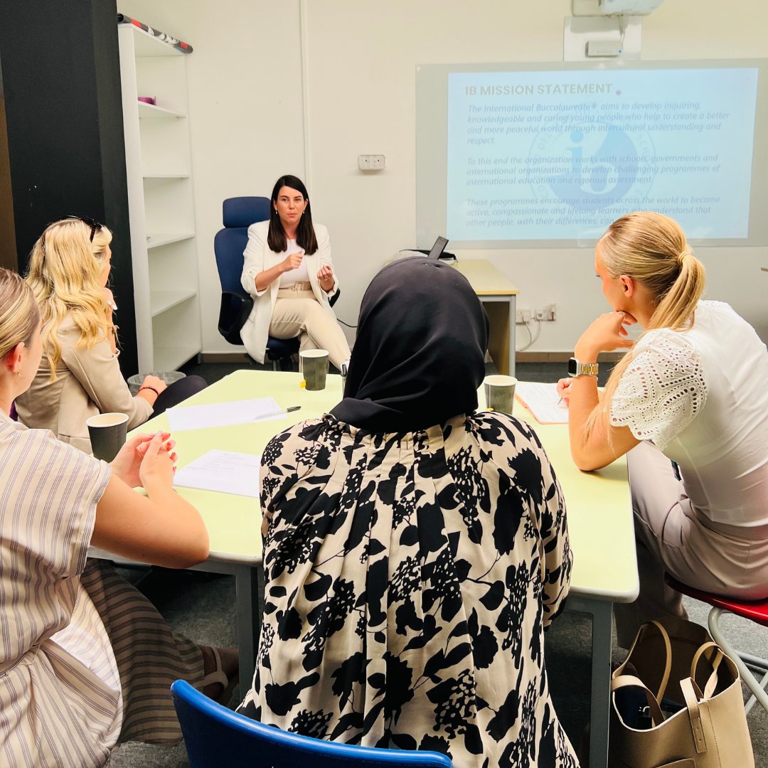 GreenfieldIntS's tweet photo. It was a productive day for our new teaching staff as they met with grade level coordinators and department heads.
#teamGIS #behappybeGIS #ProudlyTaaleem #InspiringYoungMinds #AllForTheLoveOfLearning #ChallengingEveryMind
@Taaleem https://t.co/GNGQvaqszb