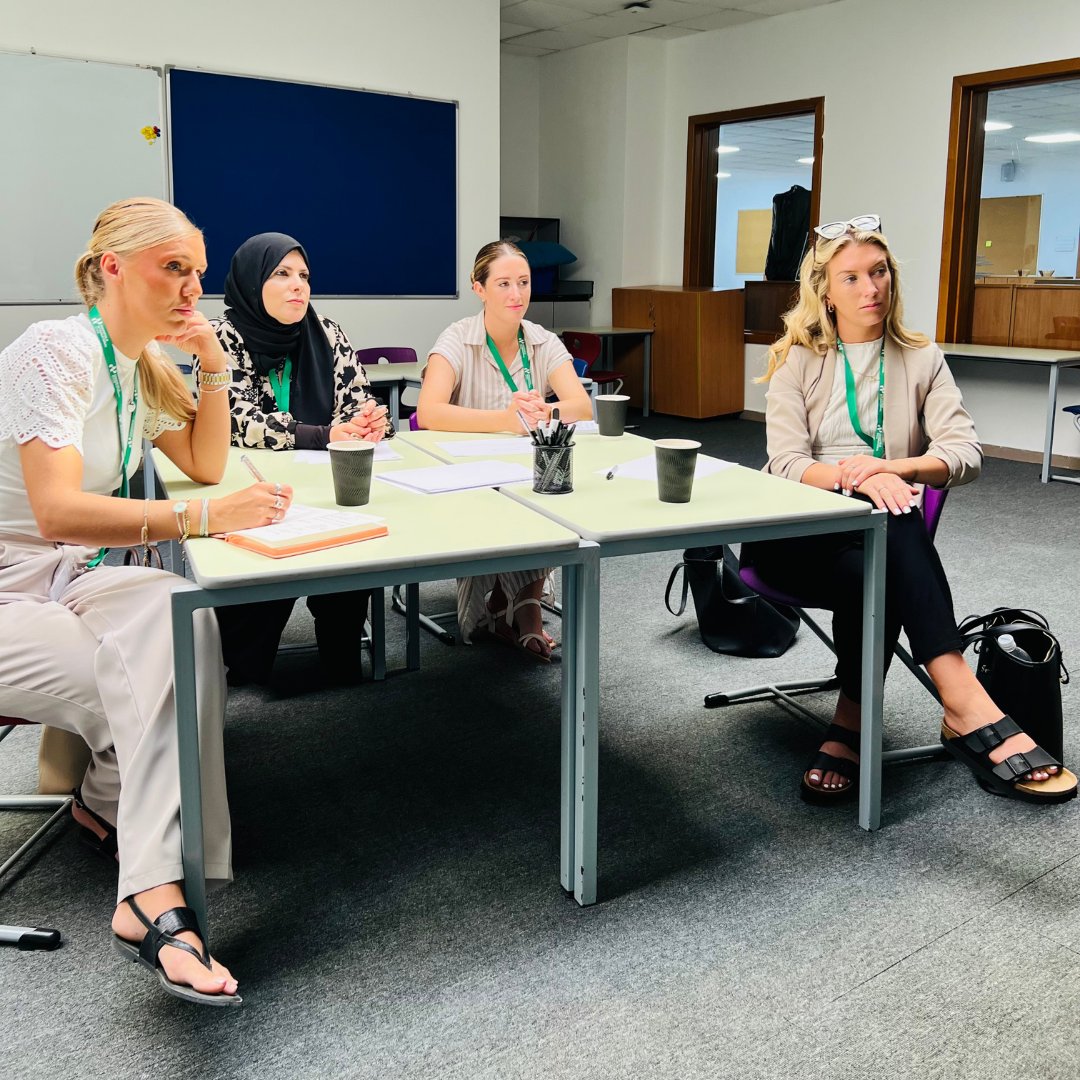 GreenfieldIntS's tweet photo. It was a productive day for our new teaching staff as they met with grade level coordinators and department heads.
#teamGIS #behappybeGIS #ProudlyTaaleem #InspiringYoungMinds #AllForTheLoveOfLearning #ChallengingEveryMind
@Taaleem https://t.co/GNGQvaqszb