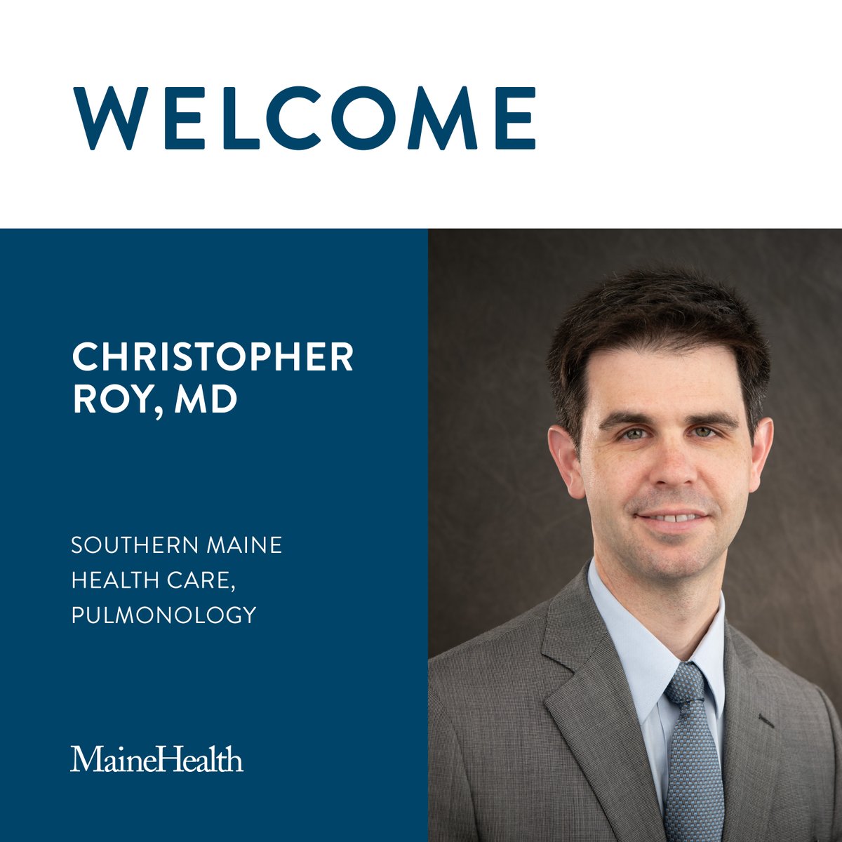 SMHCHealth's tweet image. Please help us welcome Christopher Roy, MD, MPH to the Pulmonology team. 

Christopher Roy, MD earned his medical degree from The George Washington University in Washington, DC and earned his MPH from Harvard T.H. Chan School of Public Health.