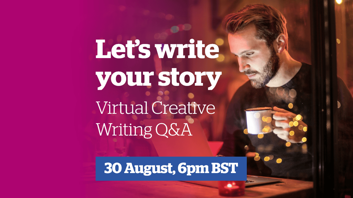 Let’s write your story! 📖 Join Programme Director, Chris Westoby for our Virtual #CreativeWriting Q&amp;A to find out more about how our online, MA in Creative Writing can help you develop your career as a #writer. ✍

Visit our website to book your place hubs.li/Q01_b68x0👈
