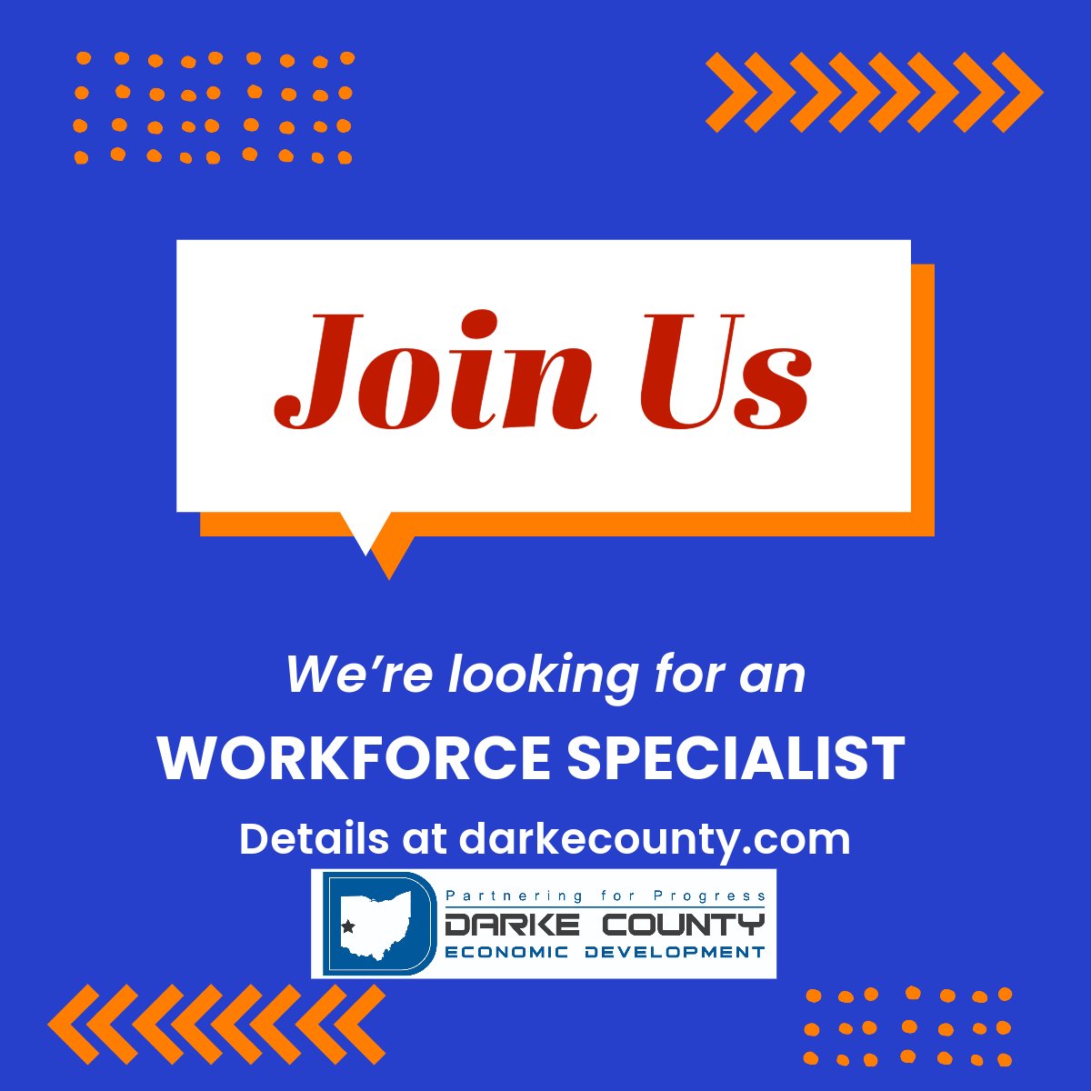 Are you looking for a new career? Check out this opportunity to join our team! Applications close Friday, August 18th.

buff.ly/3DFcsOZ

#findajobfriday #darkecounty #workforcedevelopment