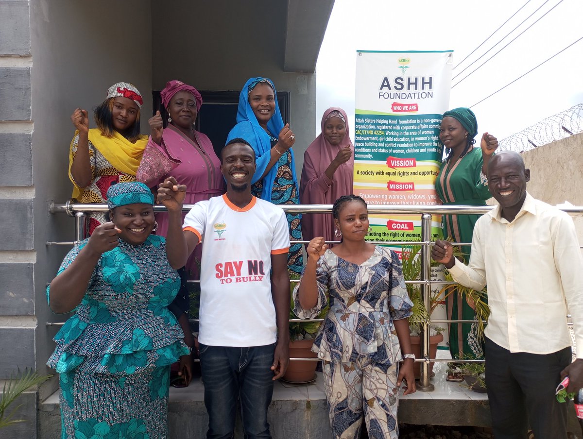 WomenEm18154100's tweet photo. WEIN TEAM at the ongoing ASHH Foundation Bully Management and Peace Building Training taking place in ASHH FOUNDATION INSTITUTE HALL, Bauchi State.
#LetsEndBully
#IwantToEndBully
#ASHHFBullyCampaign
#ashhfoundation
#WEIN
@ashhfoundation https://t.co/3oTIJQfFv9