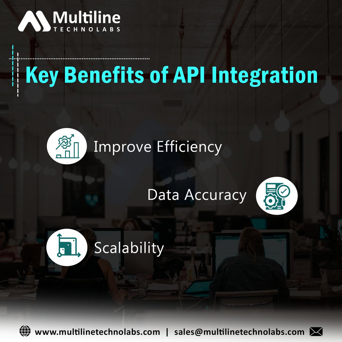 MultilineTech's tweet image. API Integration: The Key to Business Success 🗝️📈 #APIIntegration #BusinessEfficiency #APIBenefits #Integration #US