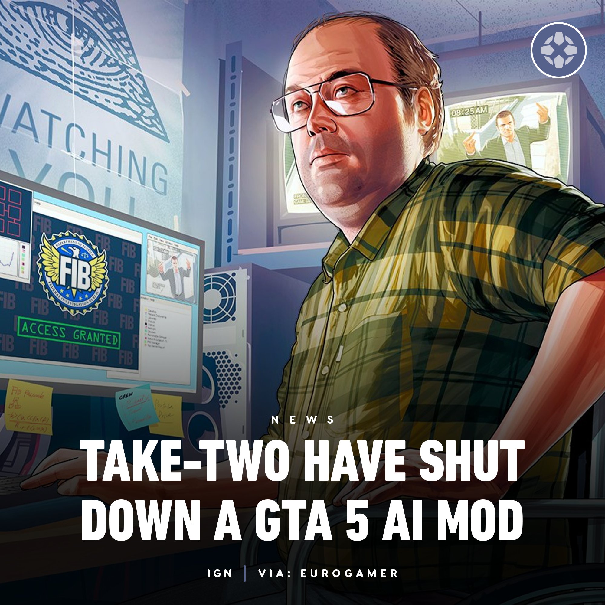 Take-Two shuts down AI GTA 5 mod