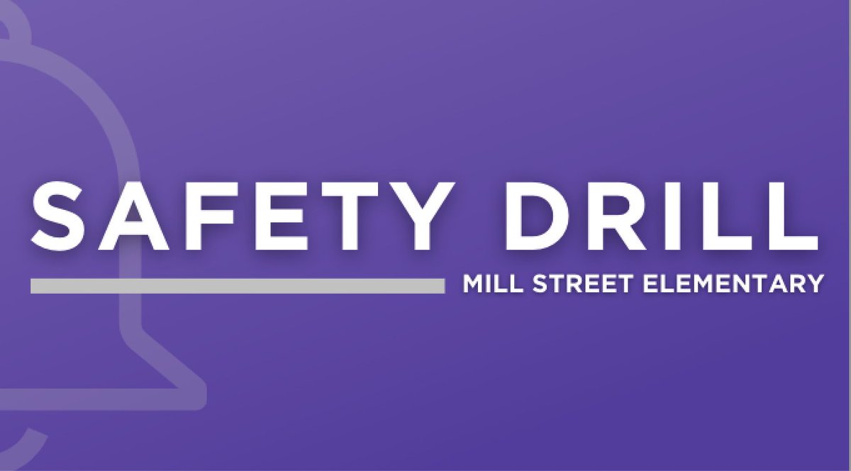 Our campus will begin an Evacuate drill, Lockdown drill, and Shelter drill. We will notify you when our safety drills are complete.