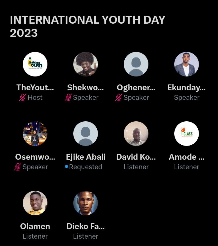 theyouthevolve's tweet photo. We got so much insights from the XSPACE Session yesterday, on Green skills for the youths and also made commitments to engage young people to promote a sustainable world.
#theyouthevolve #greenskills
 #youths #IYD2023 https://t.co/1Eoq2HfIyQ