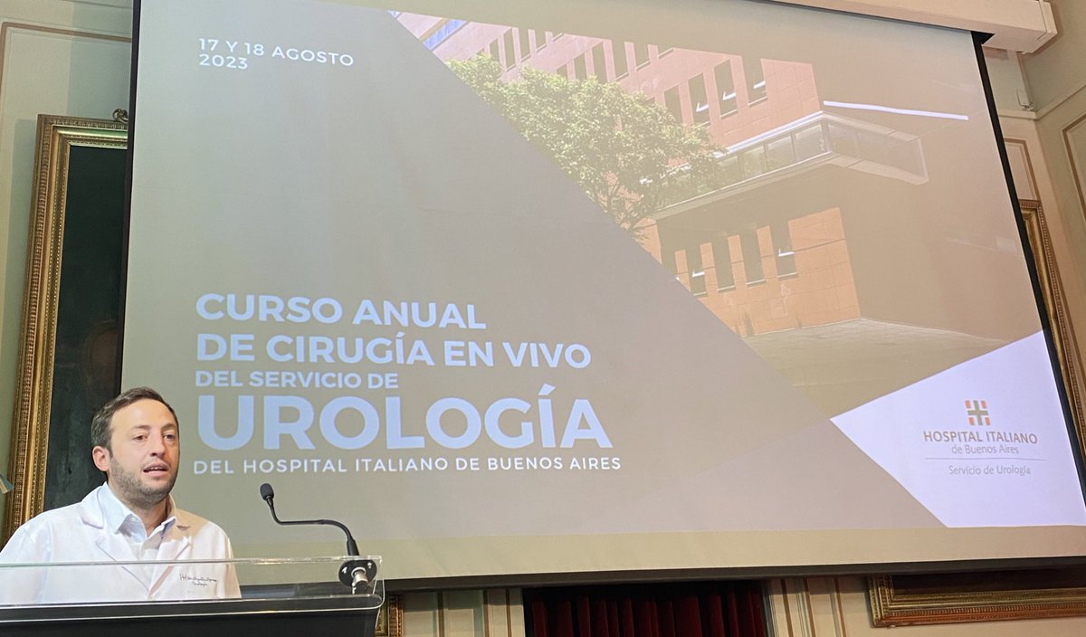 Excelente Presentación “Rol de Biopsia de Próstata Transperineal” <a href="/AgustinRomeoMD/">Agustin Romeo 🇦🇷</a> “Curso Anual de cirugía en Vivo Hospital Italiano BuenosAires” 

<a href="/SauUrologia/">Sociedad Argentina de Urología🇦🇷</a> <a href="/CAU_URO/">Confederación Americana de Urología (CAU)</a> #prostatecancer