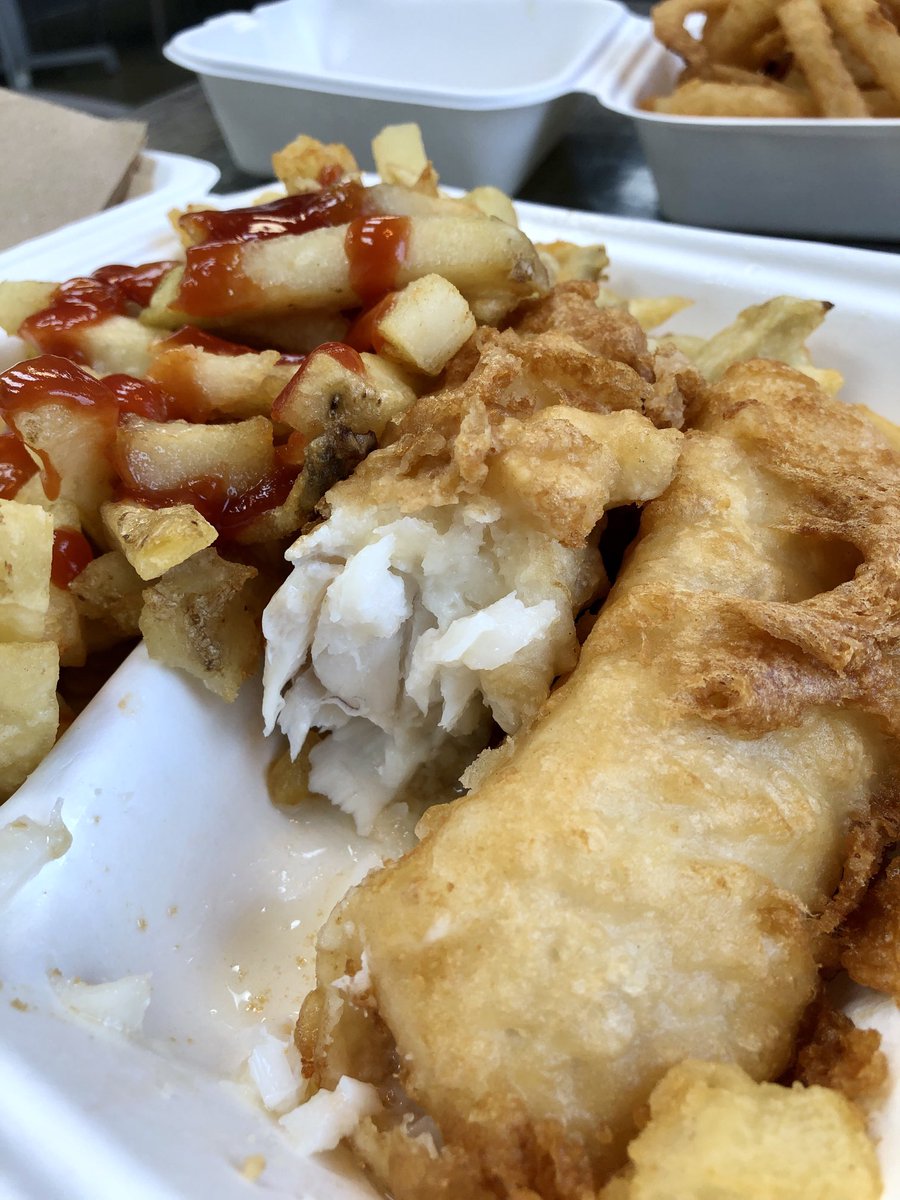 Had 2pc fish and chips at Pitchers in New Harbour last evening.  It was fantastic.  Complements to their chef