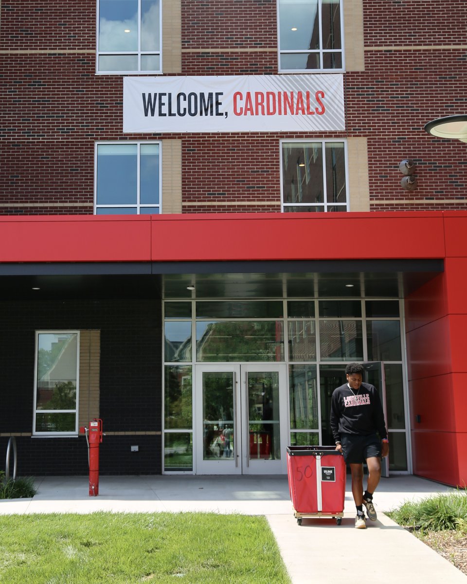 Welcome home, Cardinals! ❤️ Fall 2023 Move-In information, including pre-arrival resources and parking/driving instructions, can be found at louisville.edu/housing/movein 

Don't forget to tag us in your pictures!