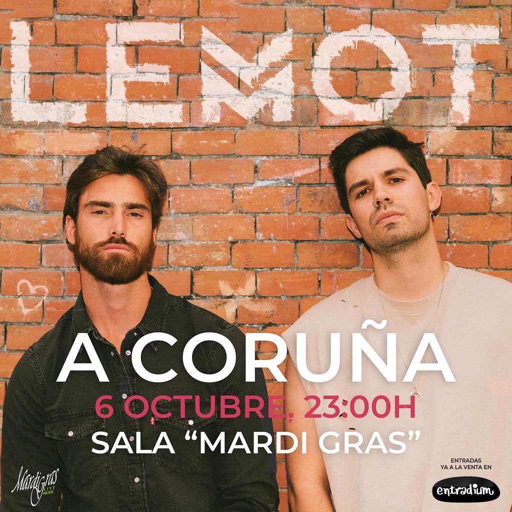 lemotoficial's tweet photo. CORUÑAAAAAAA!!!! 🌊🌊
Que ilusión nos hace volver a casa, nos vamos a dejar la piel en ese escenario 🤘🏼
Quién se viene a gozarla con nosotros? 💥
ENTRADAS YA A LA VENTA AQUÍ!! 👇🏼

https://t.co/tr2jJhTbwD https://t.co/rqZClKGjE2