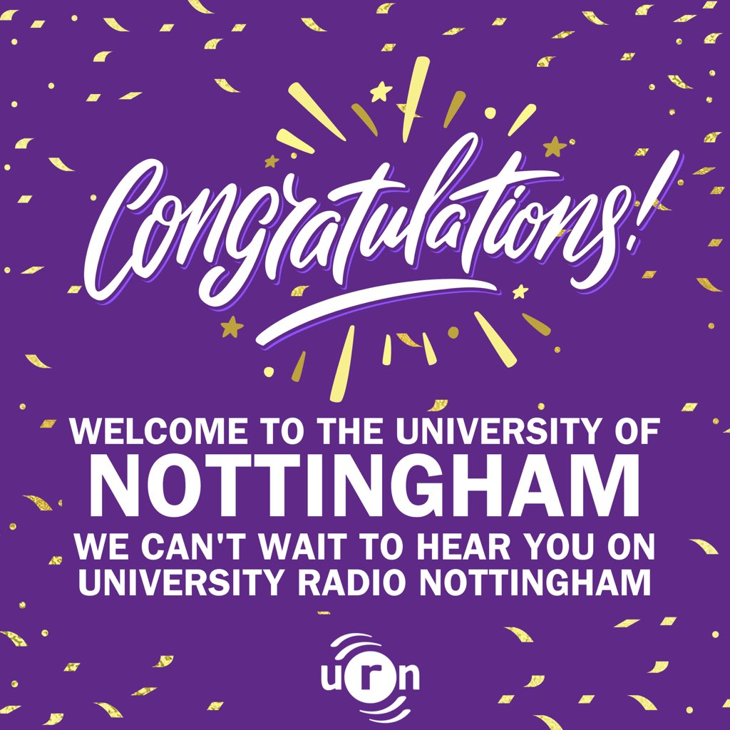 Congratulations to everyone receiving their A-level results today. We can’t wait to welcome you to the University of Nottingham. If you have any questions about joining URN send us a message and make sure to visit us at the Freshers Fair

#uni #universityofnottingham #alevels2023