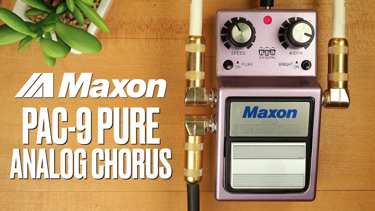 pedaloftheday's tweet photo. Come along with us today as we explore the lush, organic PAC-9 Pure Analog Chorus from Maxon!!

Full Demo here: uhttps://www.youtube.com/watch?v=gaqYxXOJJM8

#pedaloftheday #osiamo #maxon #analog #chorus https://t.co/1gqjpwc1ZZ