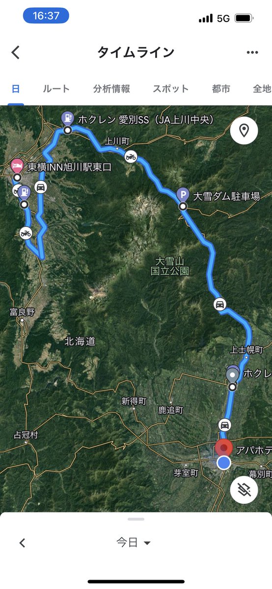 natu1746's tweet photo. 北海道ツーリング4日目終了
走行距離300km
四季彩の丘予想以上に咲いてた！
台風の影響で風が凄かったけど皆さんご安全に！ https://t.co/Y7uHshWFrS