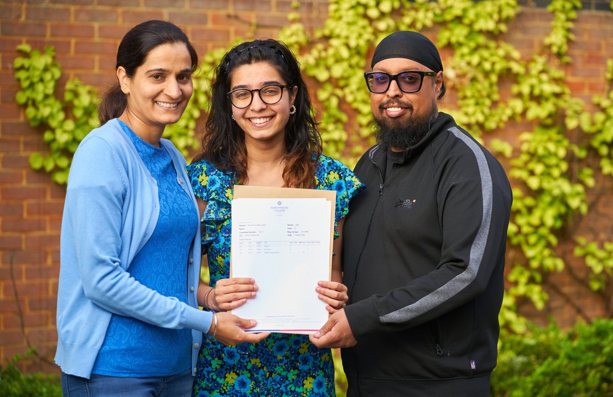 Amneet who achieved 3A*s will be studying Medicine at Southampton University: “I am just so so happy and thankful.  I am so grateful to have been part of this incredible community.” #GDSTresults #ALevelResults #NWCFamily