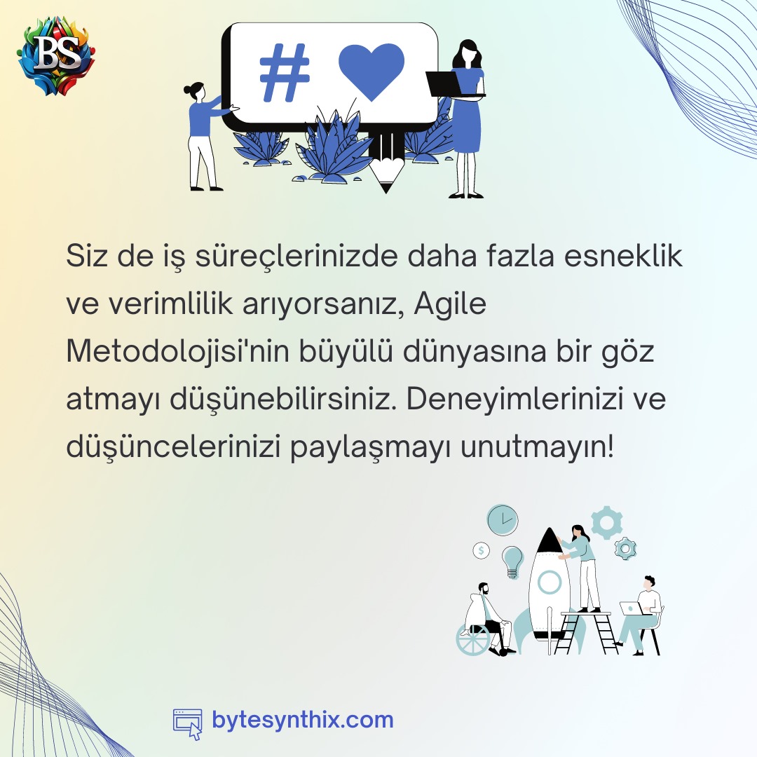 Bugün iş dünyasının parlak yıldızı Agile Metodolojisi'ni konuşuyoruz. 

Esneklik ve işbirliğini ön plana çıkaran bu yaklaşım, proje yönetiminden ürün geliştirmeye kadar birçok alanda ekiplerin verimini artırıyor. 

bytesynthix.com

#agile #scrum #DevOps #agilemanagement