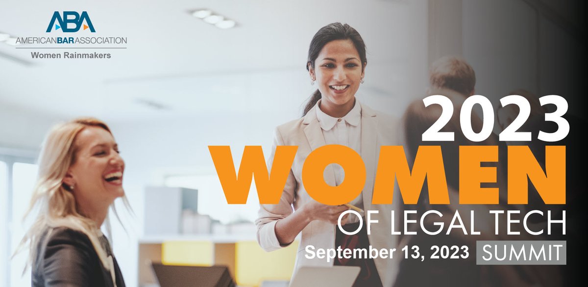 Join us virtually on Sept. 13 to celebrate women in legal tech, collaborate and brainstorm new ways to break down barriers. Learn more and register today! bit.ly/3zx5AkK