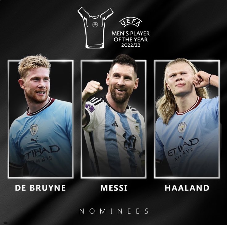 Leo Messi is among the nominees for the UEFA Player of the Year award.👑🫶🇦🇷