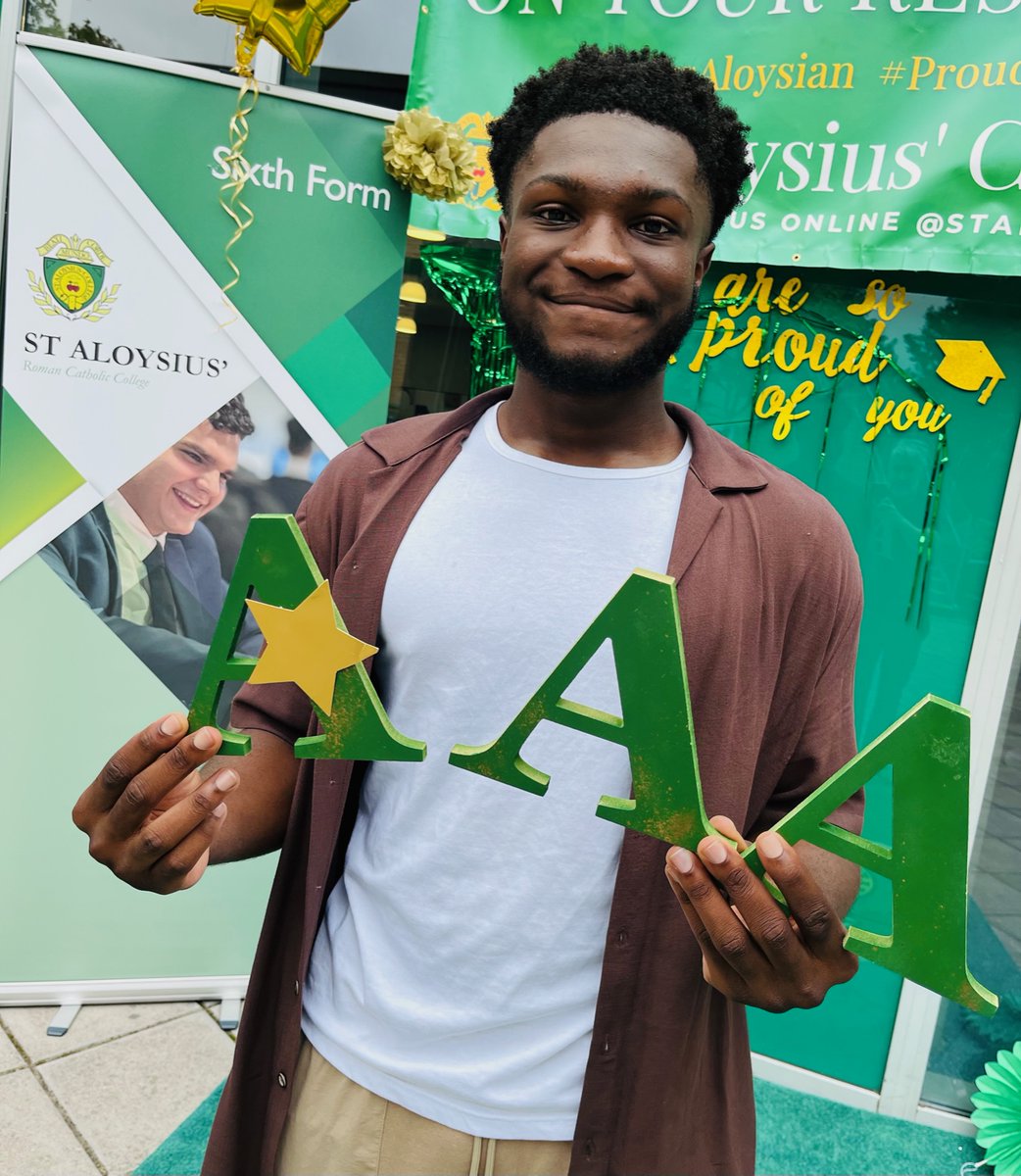 StAloysiusC's tweet photo. Today has been a very joyous day at our college with much to celebrate! The Y13 class of 2023 have achieved an outstanding set of results with 20% of all grades at A*-A, and an impressive overall pass rate of 100%. Our top grades increased this year despite a national decrease😀 https://t.co/LTCAth3Gwk