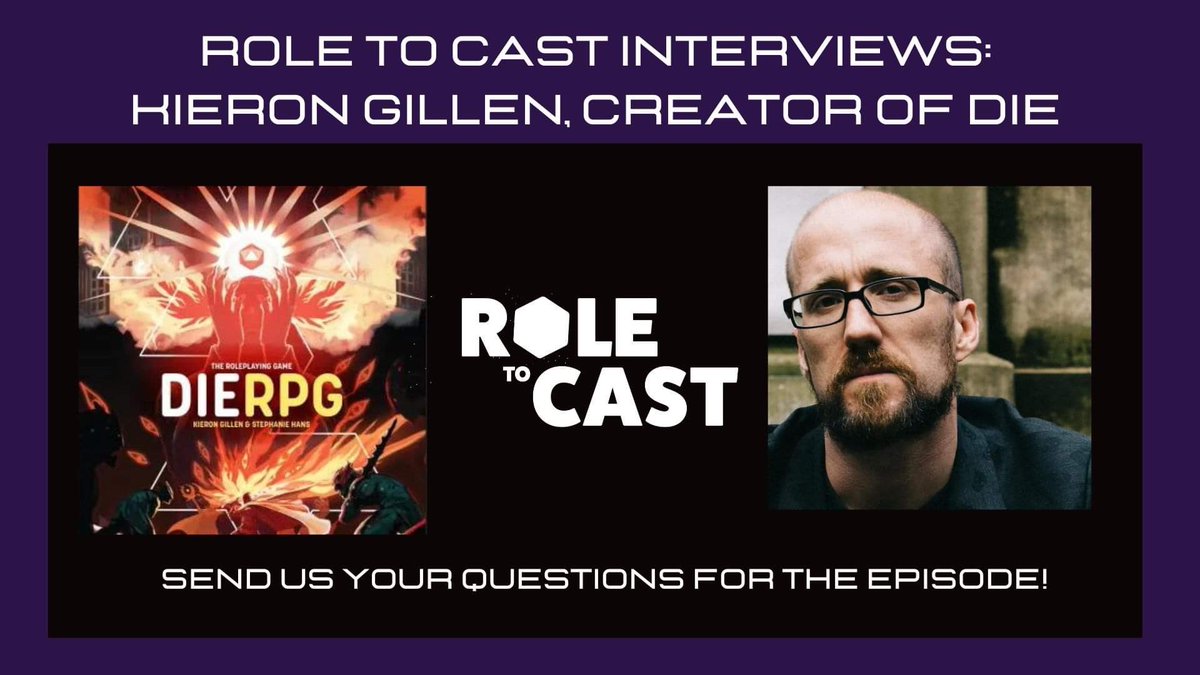 We are so excited about our upcoming interview with renowned writer and creator of DIE @kierongillen! If you’d like your questions to be included in the episode- comment below or head to our discord!

#ttrpg #ttrpgcommunity #dierpg #diecomic #rpg