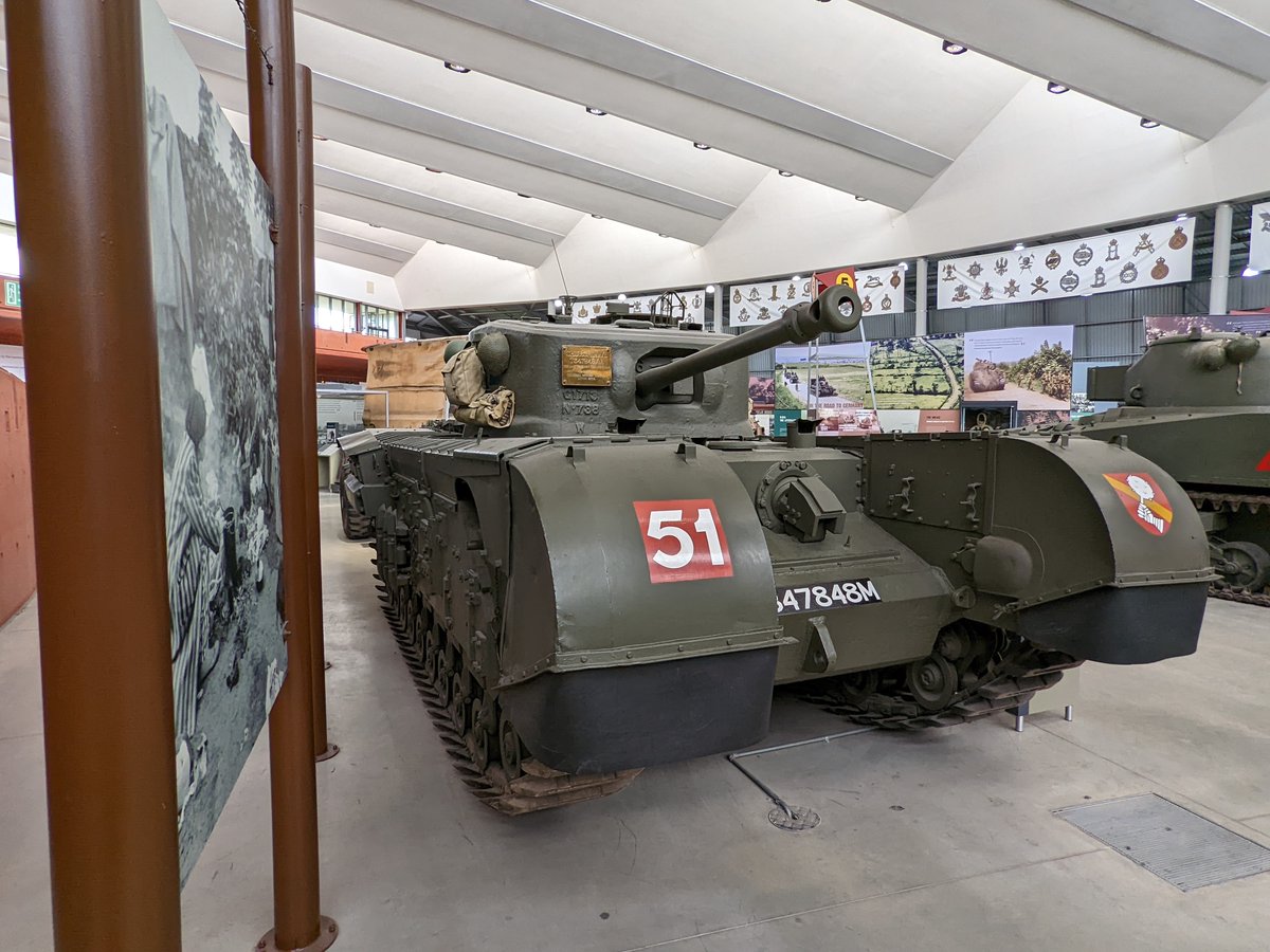 MartinKoenigsb2's tweet photo. #BackToBovington Even more May in the UK!! Churchill Crocodile, Sherman Firefly, and Cromwell, Brit tanks for NW Europe... #MarTMar2Euro23 #TankMuseum #Bovington #BritishImperialHistory #TankHistory #WWII #SWW #WorldWarIIWargaming @USAS_WW1 @militaryhistori @milmodelscene @Gamer https://t.co/JYasJiVzYo