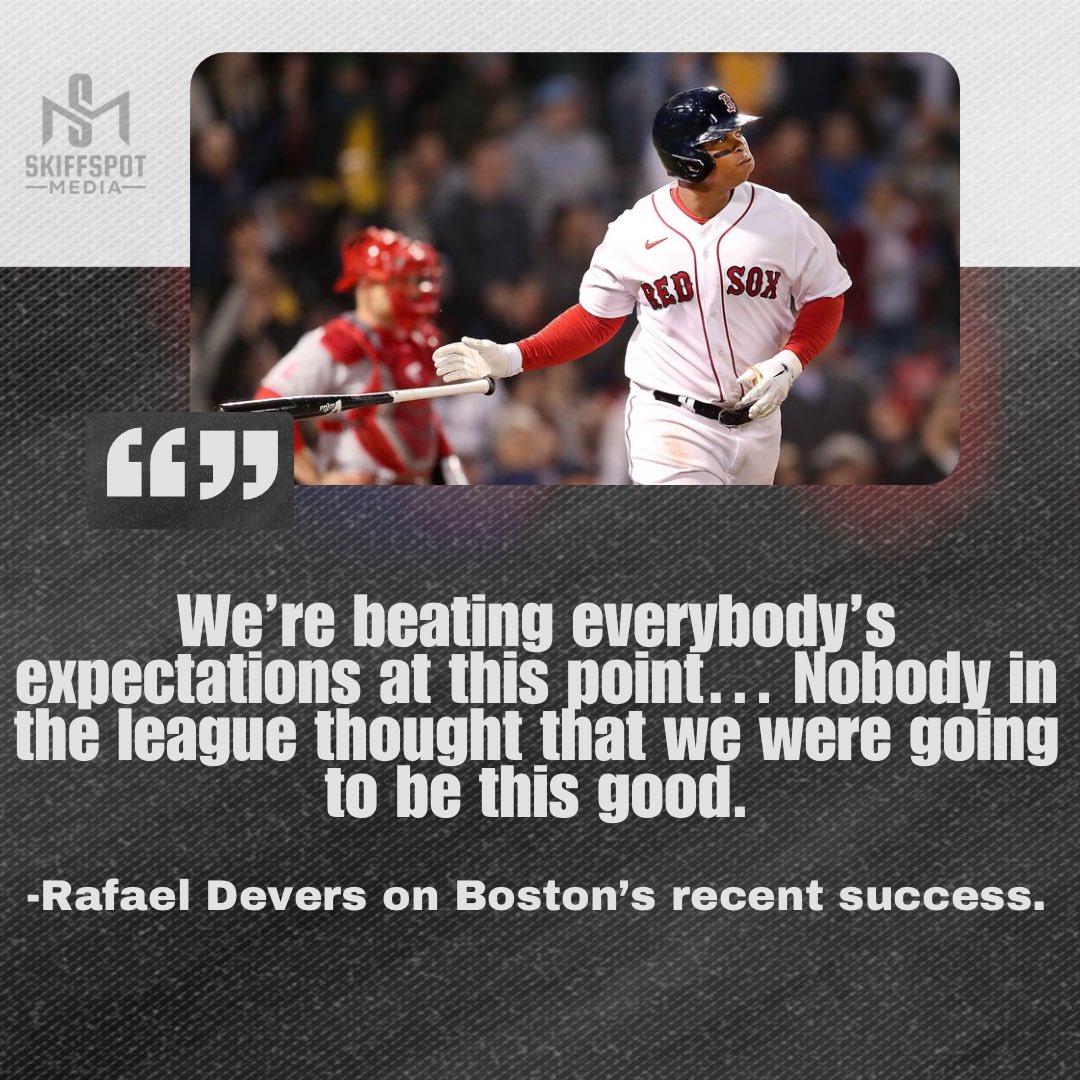 Have the Red Sox actually exceeded expectations? No has to be the answer, right?