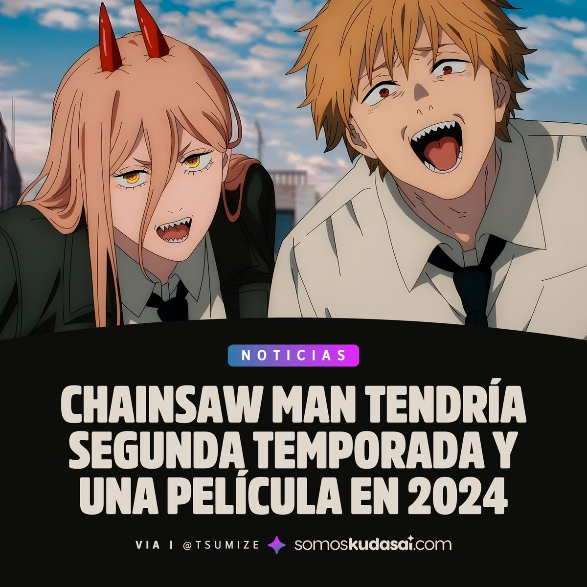 Chainsaw Man: La película y la temporada 2 del anime se estrenan en 2024,  según un rumor