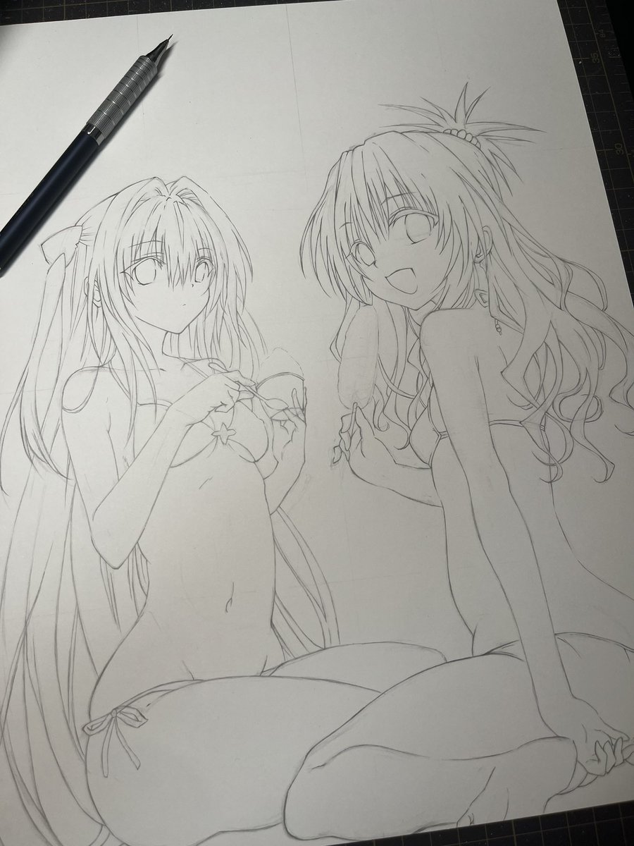 美柑とヤミちゃんを召喚中。。。
