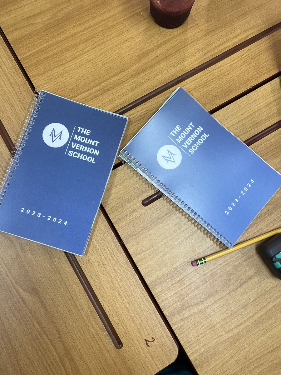 MGGunter's tweet photo. I’m feeling like a kid on Christmas morning! Passing out #theMVschool branded paper agendas to all our grade 9 students! Entering important dates and setting expectations for use. #efskills #organization #setupforsuccess #freshmanrock https://t.co/KnXS7S2asD