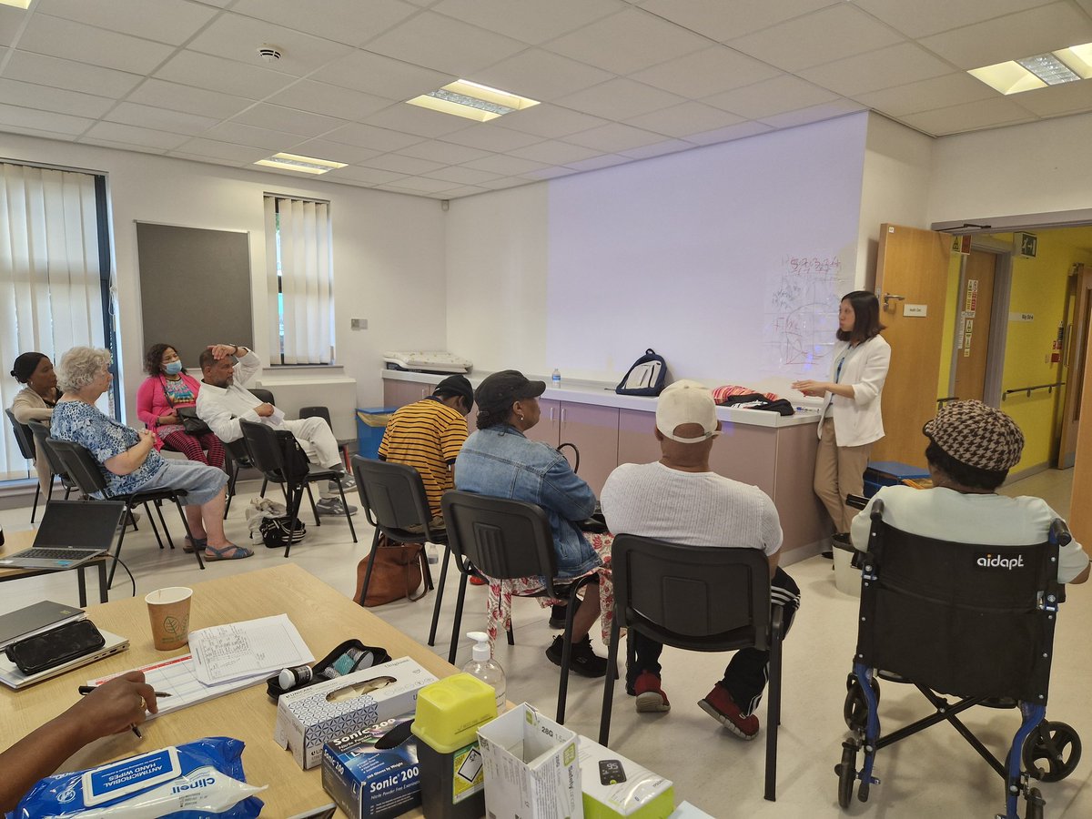 Nads_Roberts's tweet photo. North Mid in the community
Enfield community diabetes service
Todays Walk in diabetes clinic and focus Group
Topics of the day 
.Food labels
.Know your number
.Portion control https://t.co/TTkFINm49e