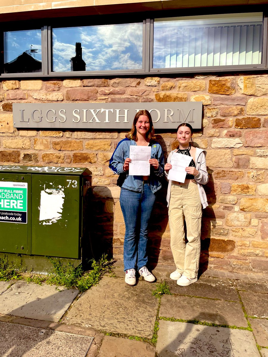 Evie &amp; Eve both off to study at Northumbria - well done girls, great results - thanks <a href="/lggsSixthForm/">LGGS Sixth Form</a> 😊<a href="/NorthumbriaUni/">Northumbria Uni</a> <a href="/LancasterGirls/">Lancaster Girls' Grammar School</a>