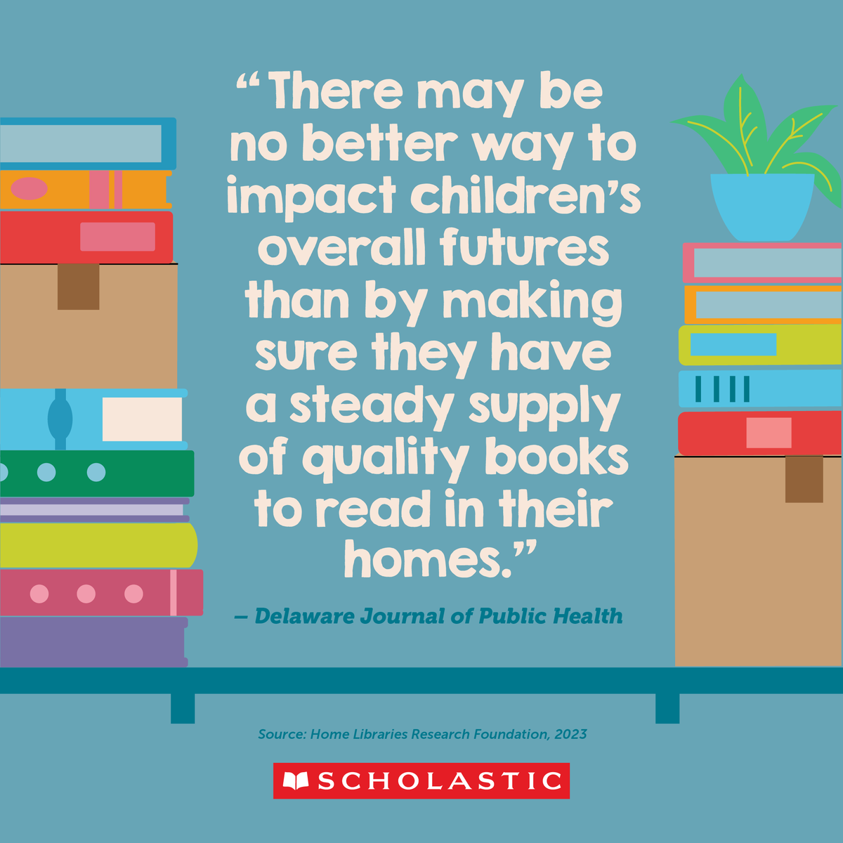 ScholasticEdu's tweet photo. 📚 Having a #HomeLibrary of great books is key to students' success in school and beyond. Explore the latest research here: https://t.co/rn5jcOnRu0 https://t.co/POOjnxrTwh
