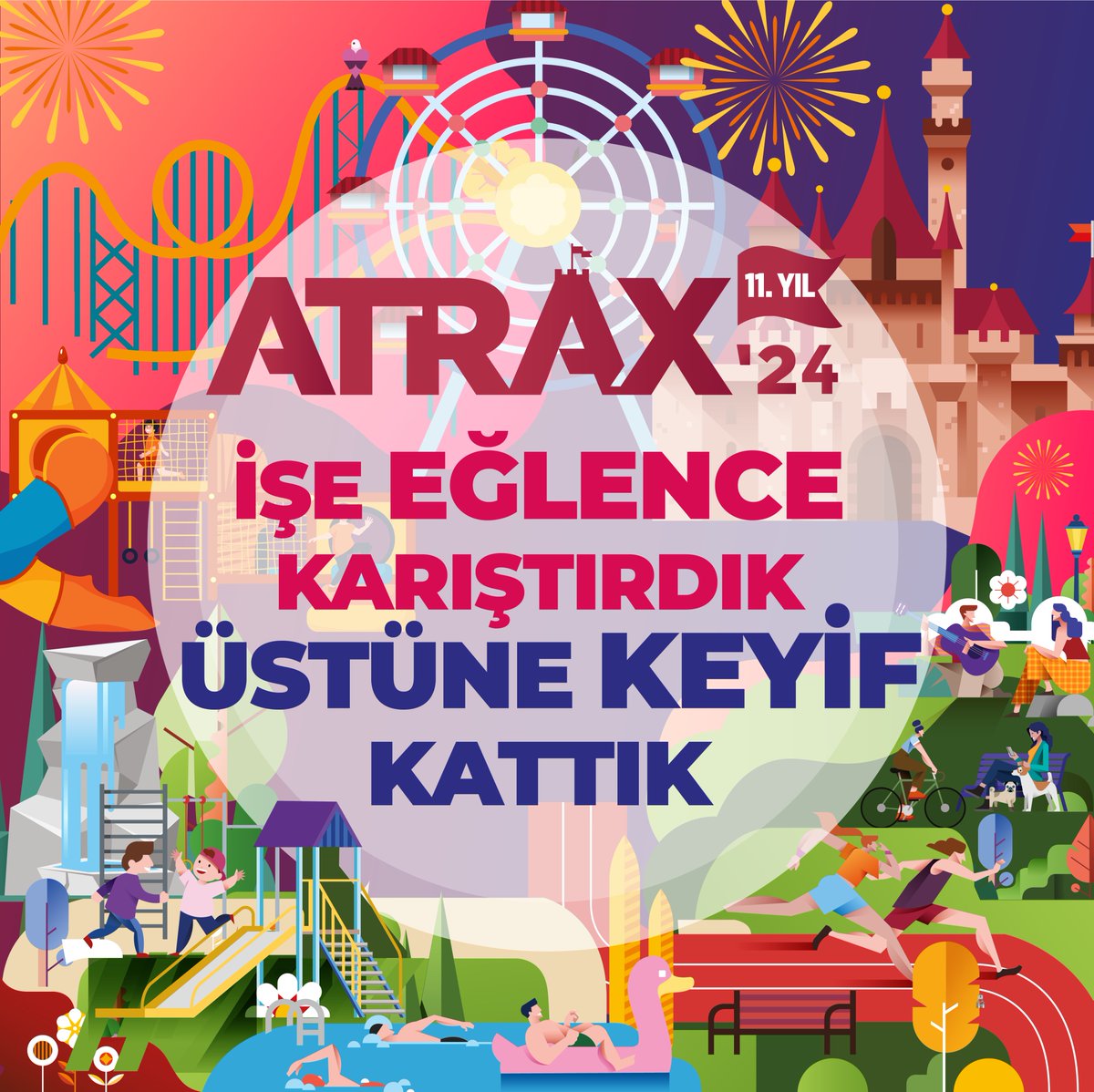 ATRAXFUARI's tweet photo. WE MIXED BUSINESS WITH FUN ADDED PLEASURE ON TOP

#ATRAXFuarı #EğlenceveSpor #TesisYatırımları #SosyalAlanlar #SağlıklıYaşam #fuar #exposition #expo #tureksuluslarasıfuarcılık https://t.co/8gy52JNc5r