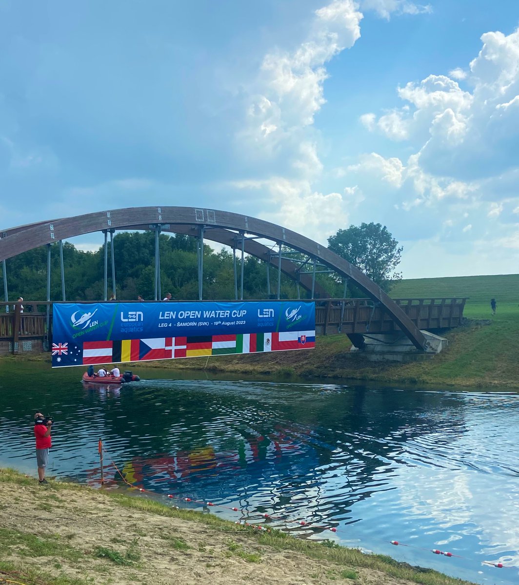 Very excited to be here in Slovakia with @LENaquatics getting ready for the 4th Leg of the 2023 Open Water Cup on Saturday! Looking forward to working with all of the teams and swimmers 🏊‍♂️