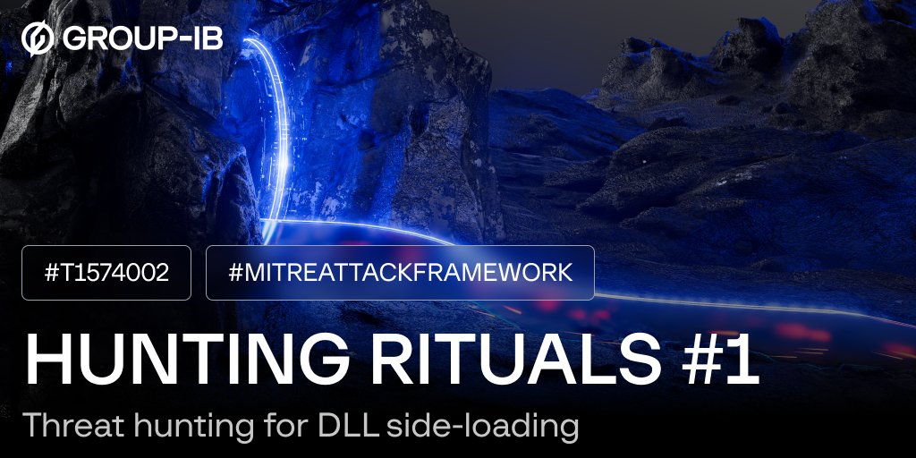 GroupIB's tweet photo. We've launched a new blog series, Hunting Rituals, which explores hunting techniques using one of the most effective solutions on the market — Group-IB MXDR. In the first article, we detailed the basic techniques for detecting DLL sideloading, a сunning method used to evade traditional security measures.
Follow our step-by-step guide https://t.co/UgEYmaFRlu
#ThreatHunting #MITREattackframework #T1574002 #DLLhijacking #DLLsideloading