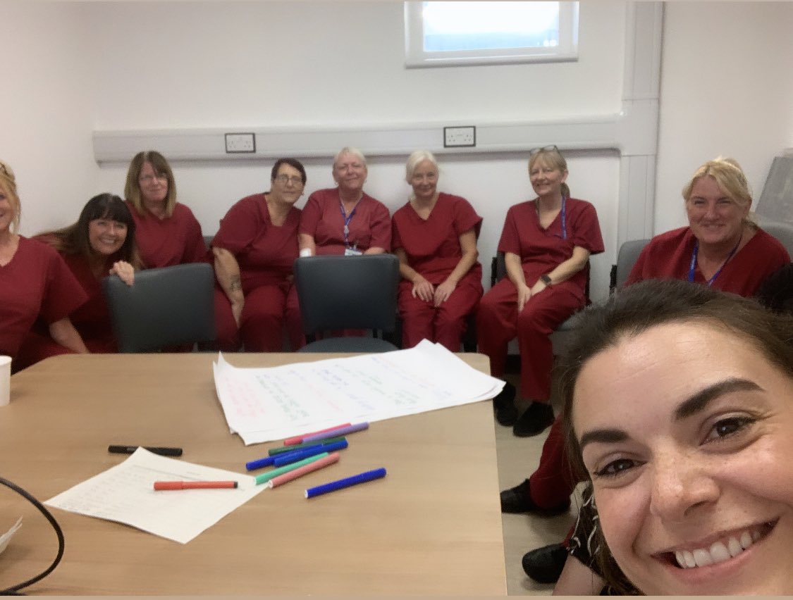 Steps4Wellness's tweet photo. Fantastic #Menopause cafe with @WWLNHS domestics this at RAEI this morning. We had a really open and engaging chat about all things menopause, tips to help reduce symptoms and how we could better support our domestics. Looking forward to the Wrightington site session tomorrow! https://t.co/U1b2l1oE4I