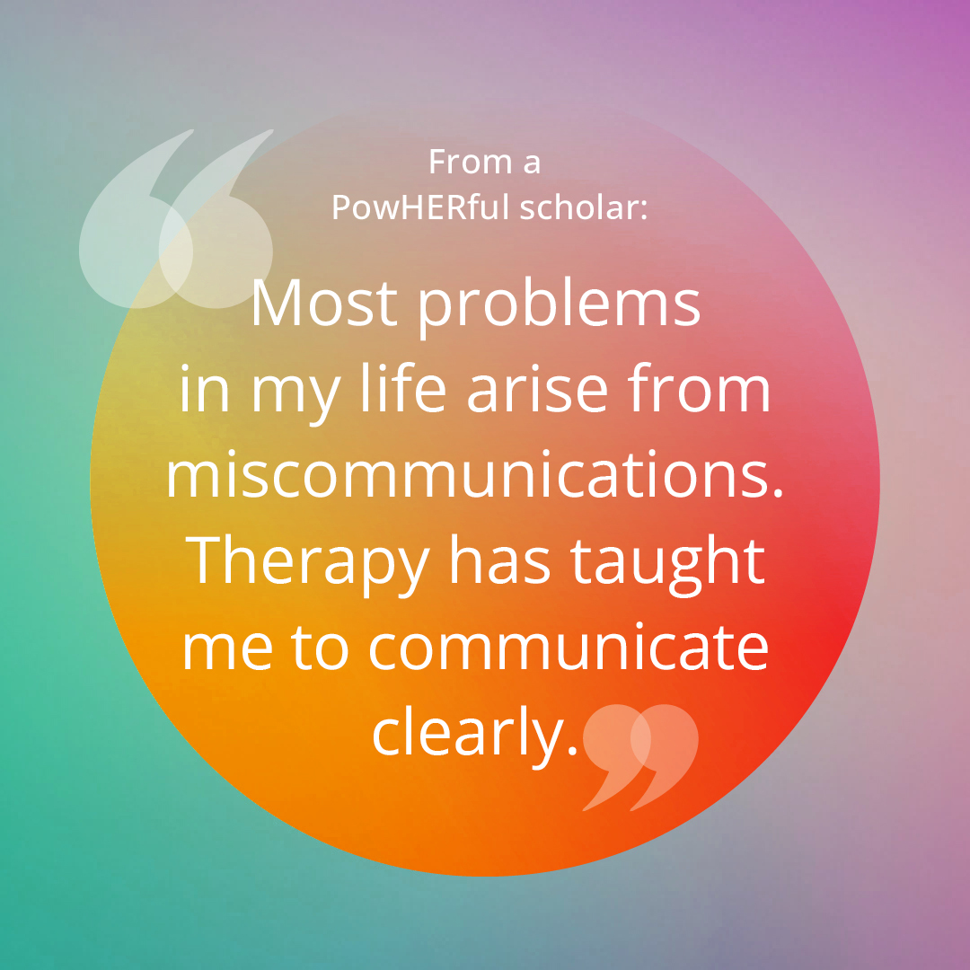 Witnessing the transformative power of therapy in a PowHERful scholar's life. 🌟 Embracing self-care and growth has paved the way for incredible personal development.   powherful.org/news-notes-tal…
#TherapyChangesLives #Empowerment #PersonalGrowth #powherfulscholars