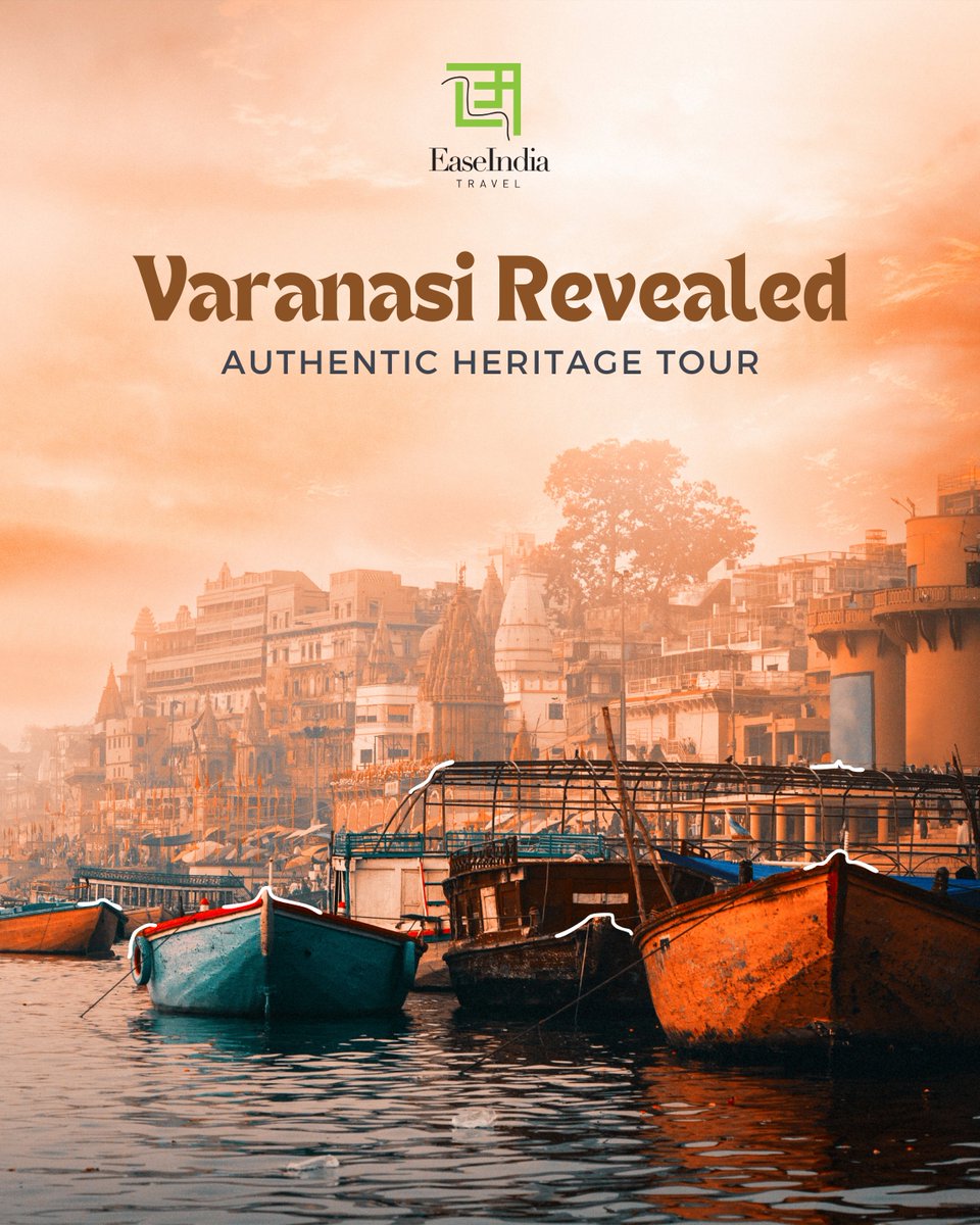 EaseIndiaTravel's tweet photo. Varanasi's story unfolds on its streets. 😇

Your travel story begins with a call – contact us to write it.
📞 093712 34074

#EaseIndiaTravel #Travel #ExploreIndia #TravelIndia #Varanasi #VaranasiTour #UttarPradesh #VaranasiGhat #VaranasiIndia #BookYourTour https://t.co/7OVKONYdnl