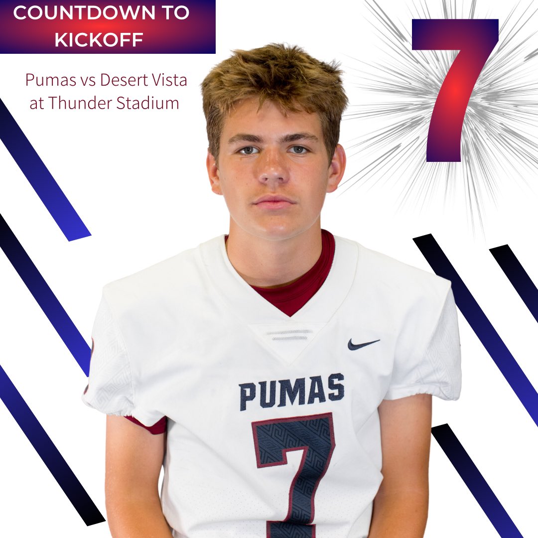 Countdown to Kickoff! 🐾🏈 #VarsitySeasonOpen2023 #PumaNation #7days