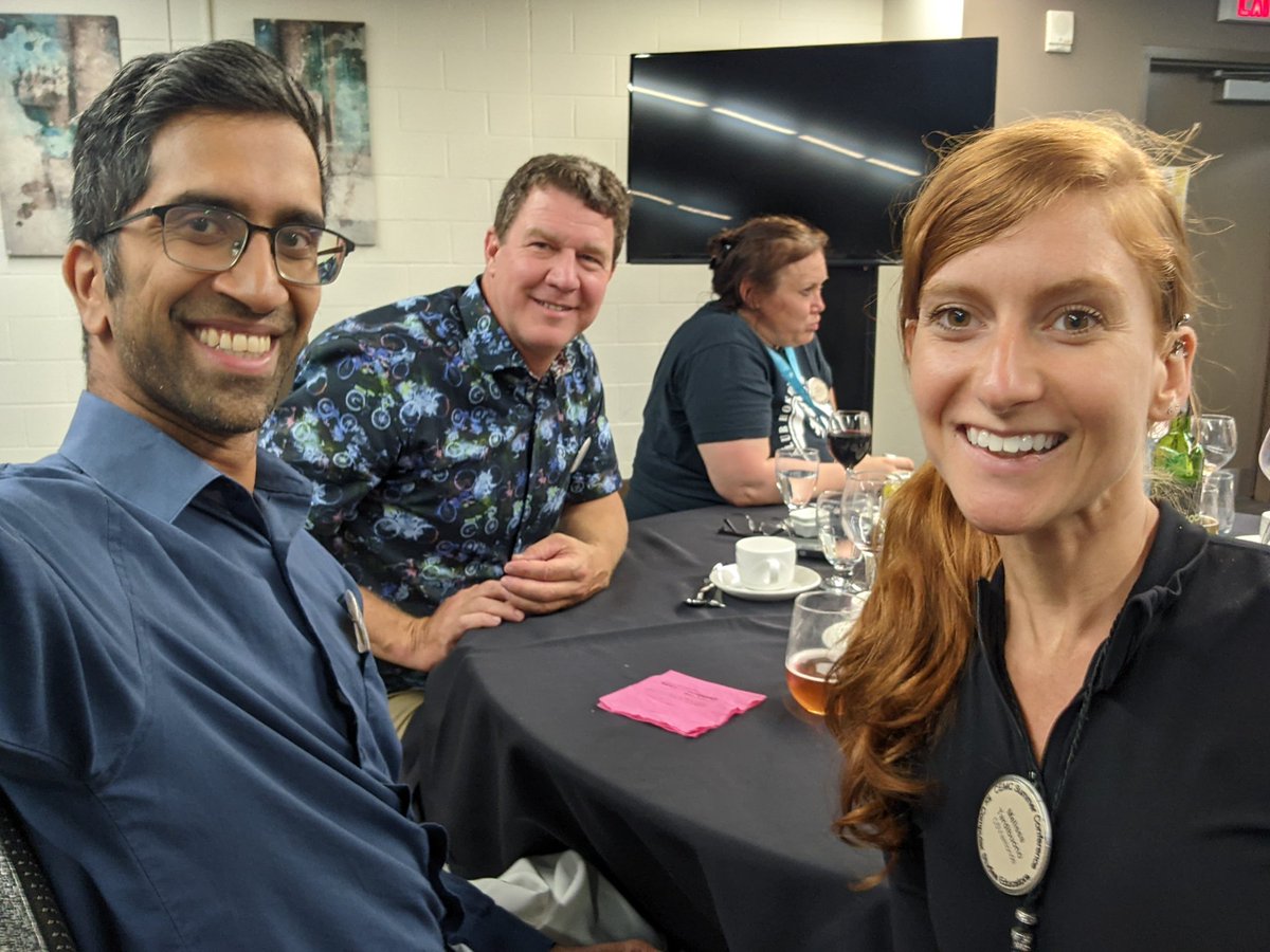 thegautamkamath's tweet image. Had a great time meeting @thecodingbarbie, Richard, and other high school CS teachers at the @UWaterlooCEMC Summer Conference for CS Educators! So important to get students excited about CS early.
The @WaterlooMath napkins had unique math problems on them. Can you solve mine? 🤔