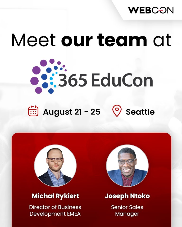 Let’s meet during the upcoming <a href="/365EduCon/">365educon</a> conference! 📢

Are you participating? If so, don't forget to come and say "hi" to our team at booth #309 👋