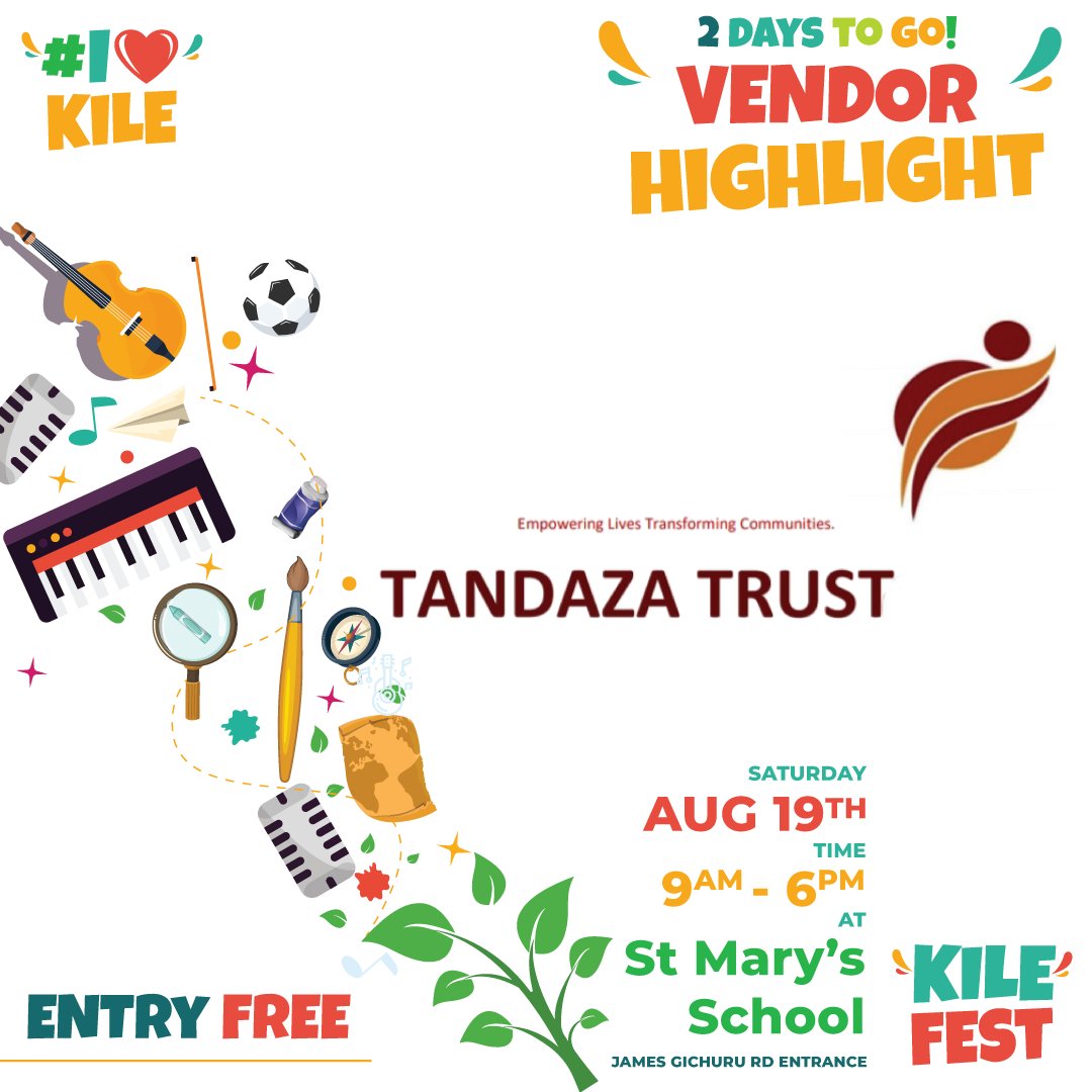 KileFest's tweet photo. 🤝 Joining hands with Tandaza Trust at #KileFest2023! 💪 Committed to empowering lives and transforming communities, they're making a positive impact that resonates far and wide. 
Let's celebrate their dedication to change and come together for a brighter future. 🌟

#ILoveKile https://t.co/9Mi0LhFYT2