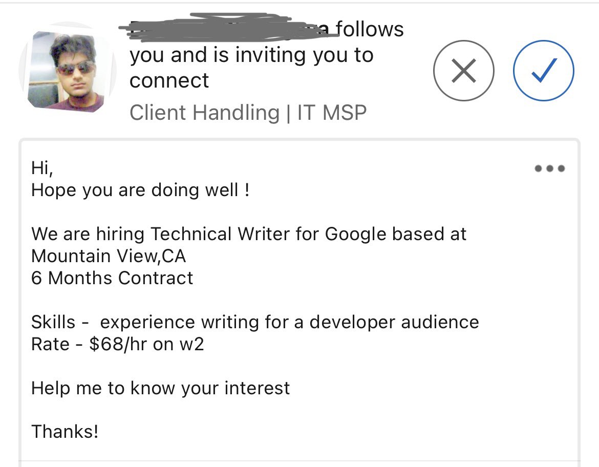 I was experimenting on LinkedIn and changed my location to that of a different country.

And for the strangest of reasons recruiters just kept popping in from nowhere.

So this country really is holding us back.🧎🏽