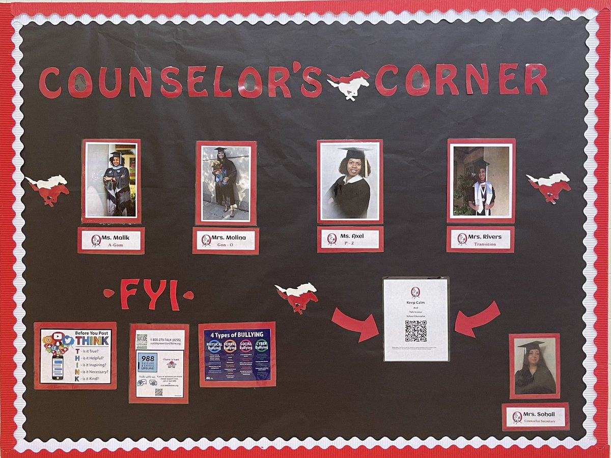 The <a href="/OdmsCounselors/">ODMSCounselors</a> are supporting college and career readiness with our Counselor’s Corner bulletin board! <a href="/ODMSMustangs/">O'Donnell Middle</a> <a href="/AliefCounseling/">Alief ISD Counseling</a> <a href="/AliefISD/">Alief ISD</a>