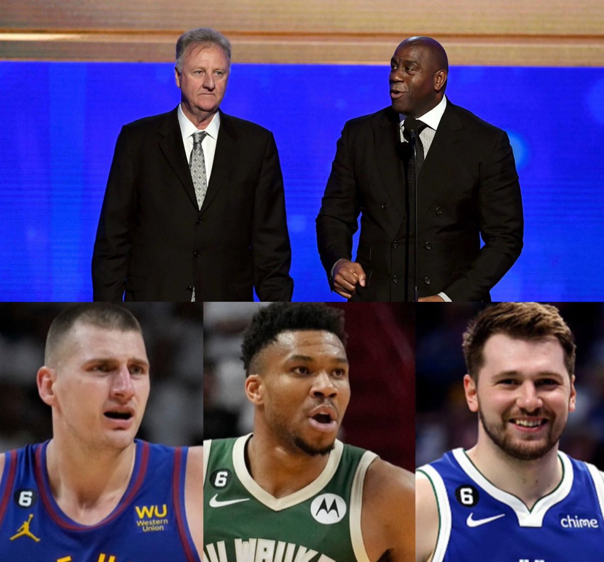 Larry Bird:

“Hay muchos jugadores viejos de la NBA hablando de sus eras, de lo grandes que eran y de que los jugadores actualmente no son tan buenos como ellos lo eran, y la verdad, es una locura. Es asombroso ver lo bien que juegan algunos jóvenes hoy en día. No podría estar