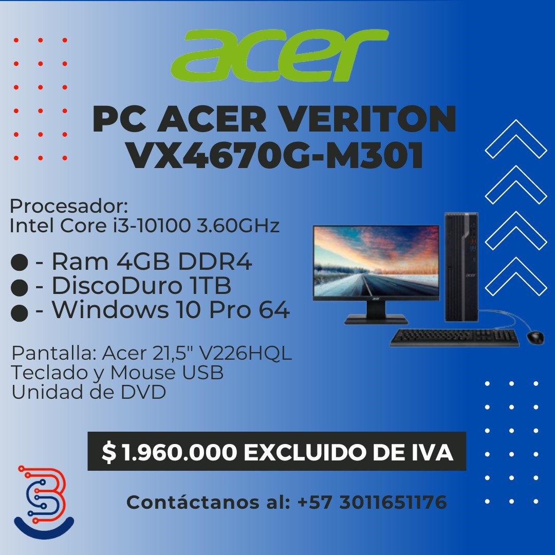 bcsecurityco's tweet photo. El Acer Veriton.. está diseñado para ser un PC moderno que proporciona rendimiento y se adapta a cualquier entorno!! ¡ pregunta por el tuyo ahora ! https://t.co/PLXiC23WFU
