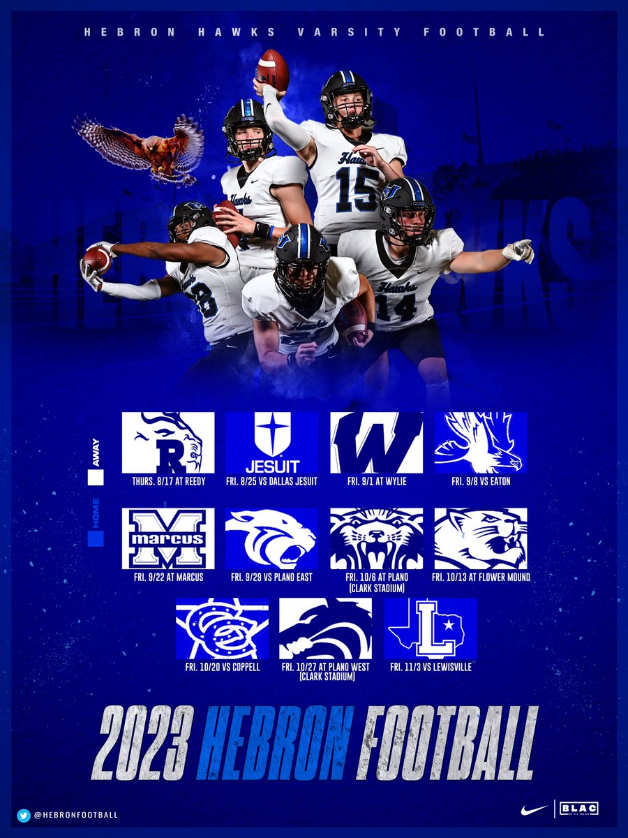 ‼️‼️‼️‼️schedule alert!! Hebron fans here’s a schedule for you to print off for your home, office or classroom! #HPND #BTW