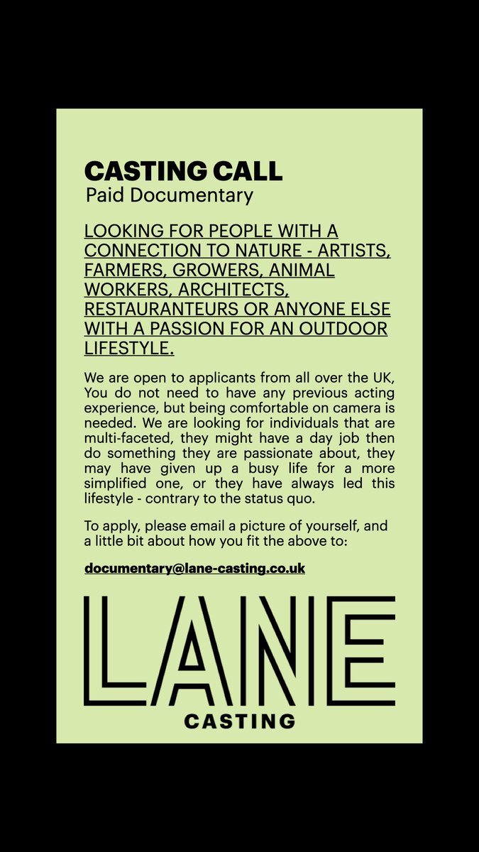 LANE Casting CDA tweet media