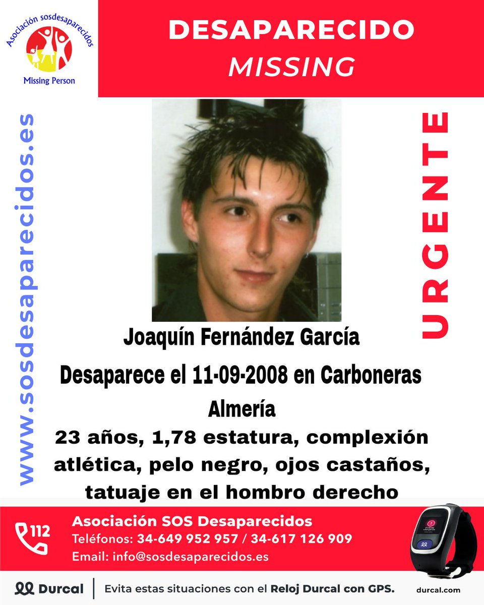 sosdesaparecido's tweet photo. 🆘 DESAPARECIDO
Continúa desparecido
#Desaparecidos #sosdesaparecidos #Missing #España #Carboneras #Almería
Fuente: sosdesaparecidos
Síguenos @sosdesaparecido https://t.co/77y8GZgvKd
